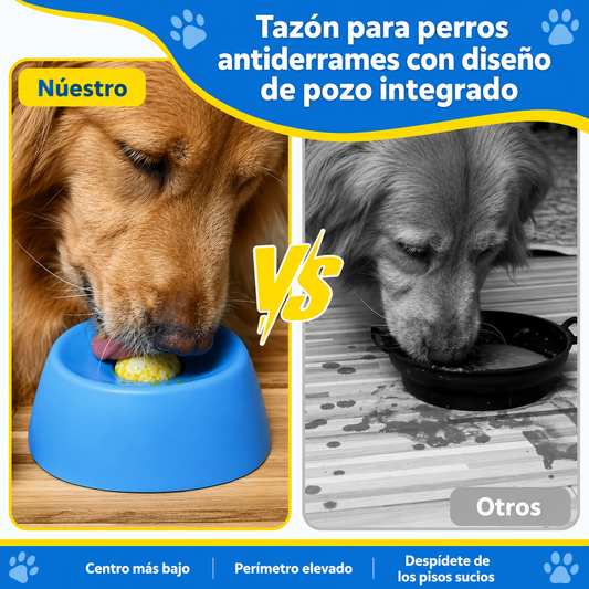 Cuenco Lamer Lento Antideslizante para Perros