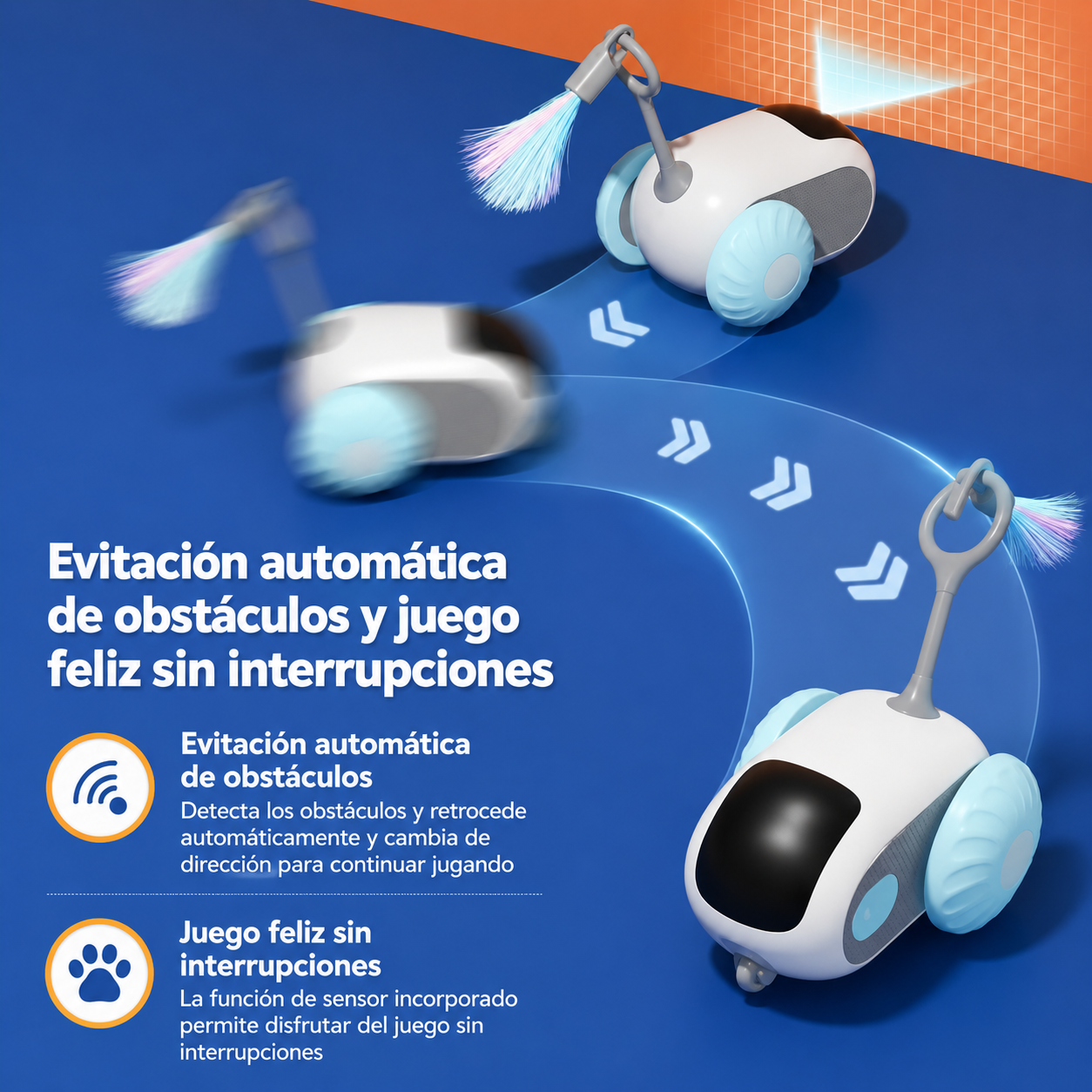Coche Teledirigido Interactivo para Gatos