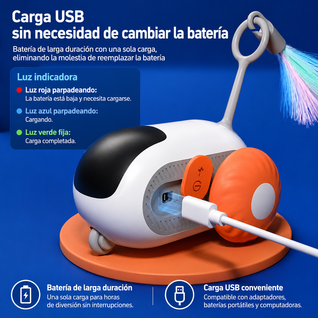 Coche Teledirigido Interactivo para Gatos