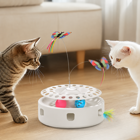 Juguete Interactivo 3 en 1 para Gatos
